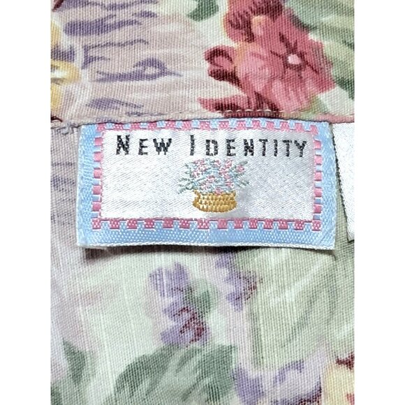 New Identity Women's Floral Cotton Jacket Size L - Picture 10 of 12